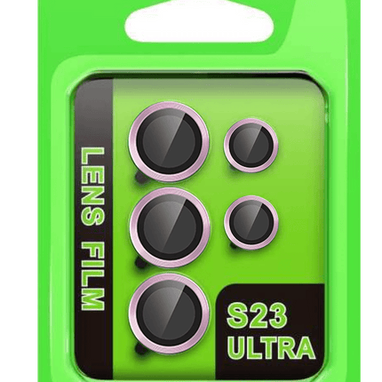 Samsung Galaxy S23 Ultra Raze Metal Kamera Lens - Lila