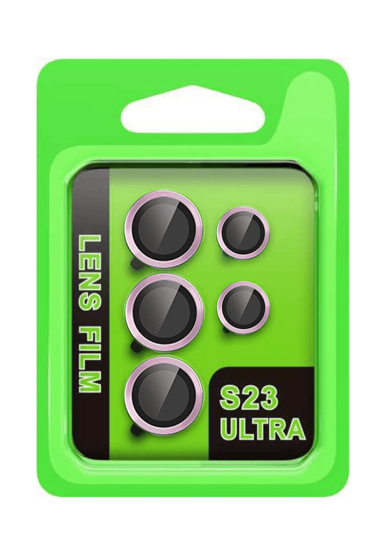 Samsung Galaxy S23 Ultra Raze Metal Kamera Lens - Lila