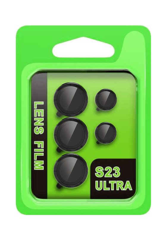Samsung Galaxy S23 Ultra Raze Metal Kamera Lens - Siyah