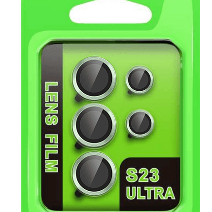 Samsung Galaxy S23 Ultra Raze Metal Kamera Lens - Yeşil