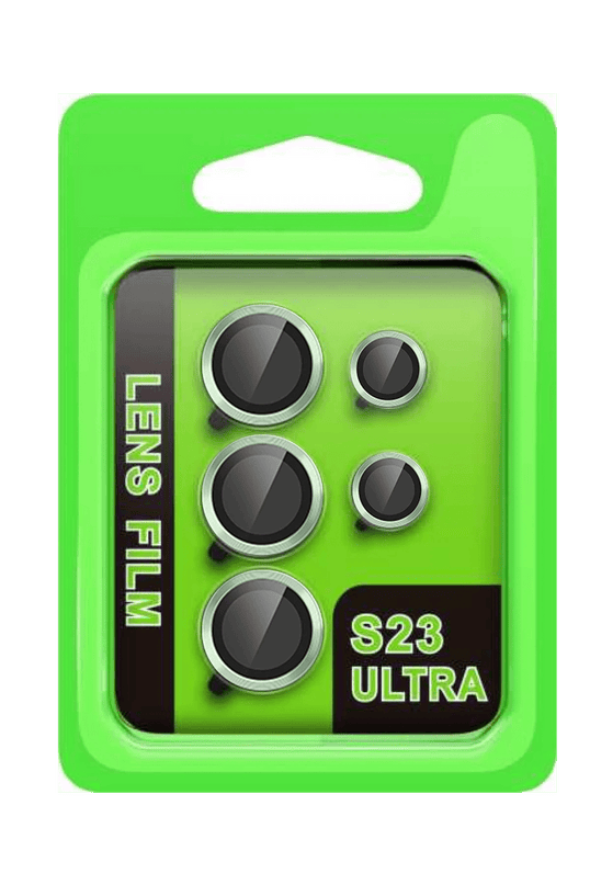 Samsung Galaxy S23 Ultra Raze Metal Kamera Lens - Yeşil