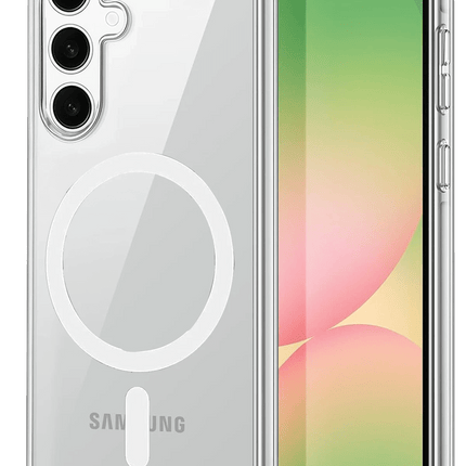 Samsung Galaxy S24 FE Combo Sert Şeffaf Magsafe Kapak Kılıf