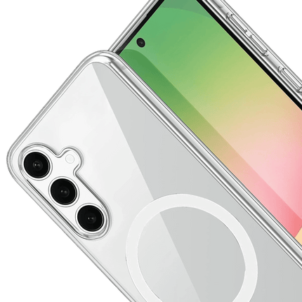 Samsung Galaxy S24 FE Combo Sert Şeffaf Magsafe Kapak Kılıf 3