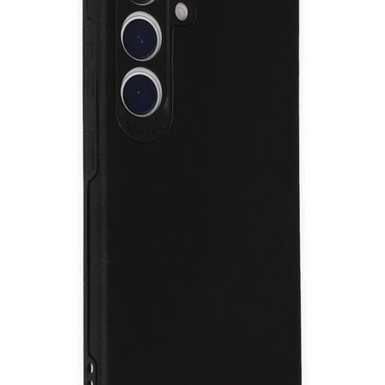 Samsung Galaxy S24 Loop Deri Silikon Kılıf - Siyah 2