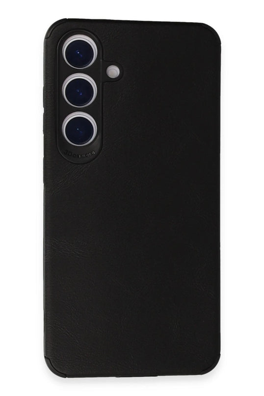 Samsung Galaxy S24 Loop Deri Silikon Kılıf - Siyah