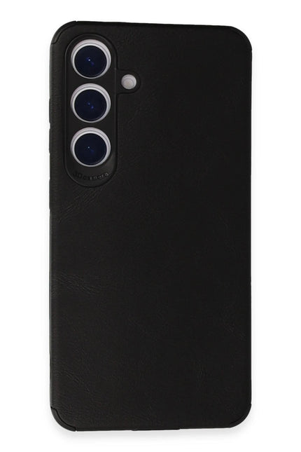 Samsung Galaxy S24 Loop Deri Silikon Kılıf - Siyah
