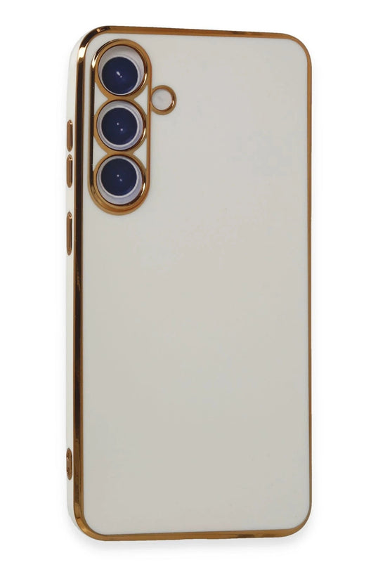 Samsung Galaxy S24 Plus Volet Silikon Kılıf - Beyaz