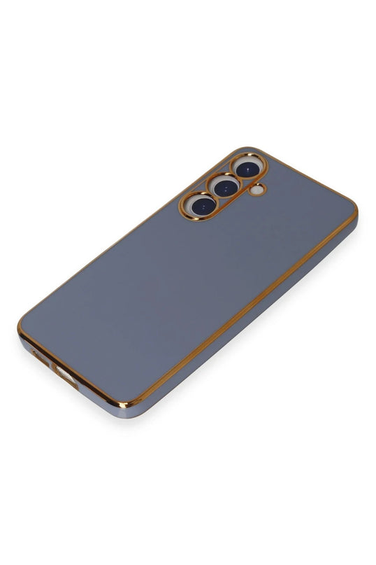 Samsung Galaxy S24 Plus Volet Silikon Kılıf - Mavi 4