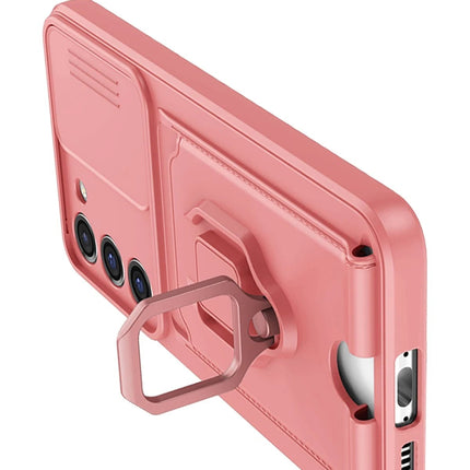 Samsung Galaxy S24 Plus Zuma Kartvizitli Yüzüklü Silikon Kılıf - Pembe 3