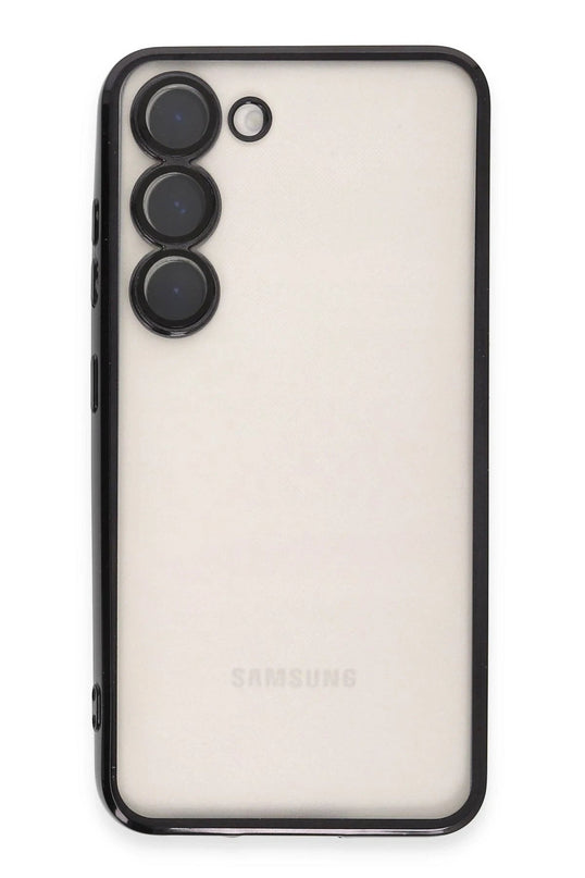 Samsung Galaxy S24 Razer Lensli Silikon Kılıf - Siyah 2