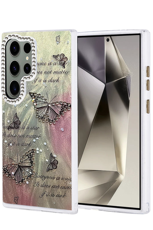 Samsung Galaxy S24 Ultra Blade Aynalı Desenli Kapak Kılıf - Desen 6