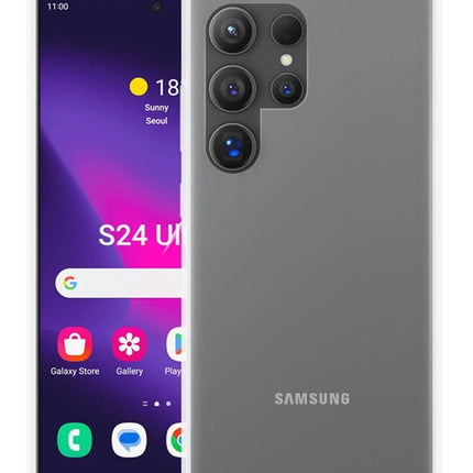 Samsung Galaxy S24 Ultra Lüx Şeffaf Silikon Kılıf 2