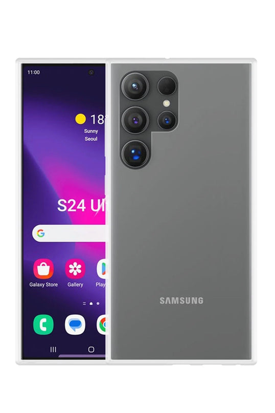Samsung Galaxy S24 Ultra Lüx Şeffaf Silikon Kılıf 2