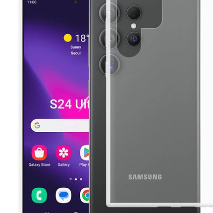 Samsung Galaxy S24 Ultra Lüx Şeffaf Silikon Kılıf