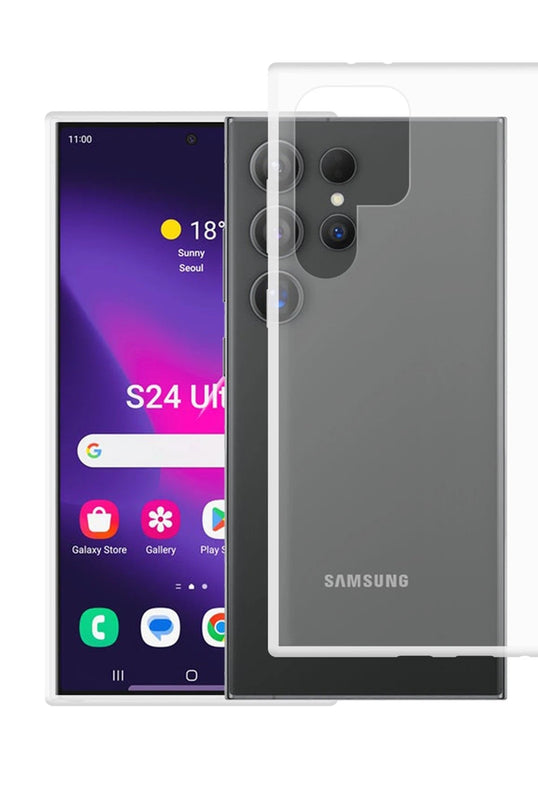 Samsung Galaxy S24 Ultra Lüx Şeffaf Silikon Kılıf