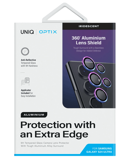Samsung Galaxy S24 Ultra Optix Aluguard Alüminyum Kamera Lens Koruyucu 2