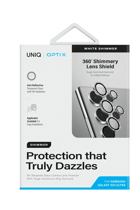 Samsung Galaxy S24 Ultra Optix Simli Alüminyum Kamera Lens Koruyucu 2