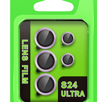 Samsung Galaxy S24 Ultra Raze Metal Kamera Lens - Mor