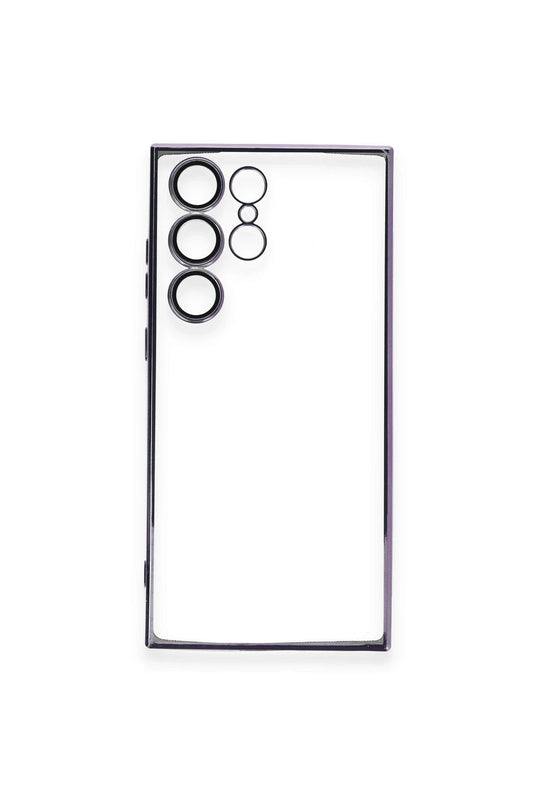 Samsung Galaxy S24 Ultra Razer Lensli Silikon Kılıf - Siyah 3