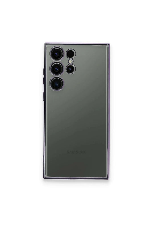 Samsung Galaxy S24 Ultra Razer Lensli Silikon Kılıf - Siyah