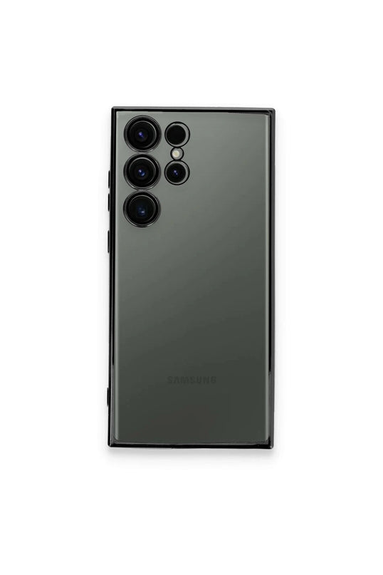 Samsung Galaxy S24 Ultra Razer Lensli Silikon Kılıf - Yeşil