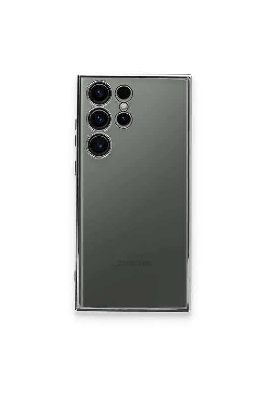 Samsung Galaxy S24 Ultra Razer Lensli Silikon Kılıf - Mor