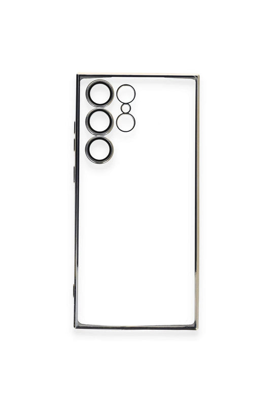 Samsung Galaxy S24 Ultra Razer Lensli Silikon Kılıf - Gümüş 3