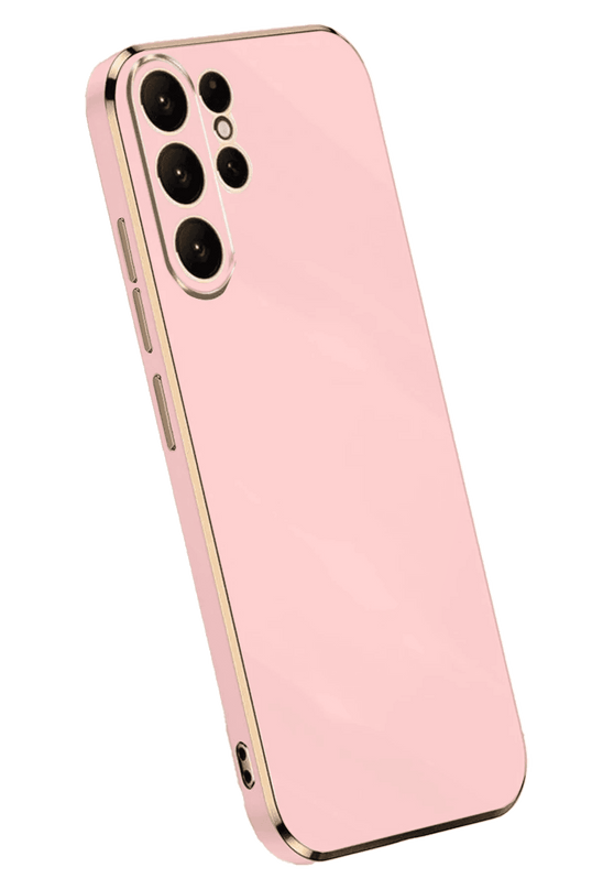 Samsung Galaxy S24 Ultra Volet Silikon Kılıf - Pembe