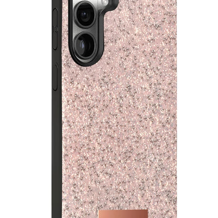Samsung Galaxy S25 Bright Simli Kapak Kılıf - Pembe 3