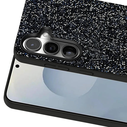 Samsung Galaxy S25 Bright Simli Kapak Kılıf - Siyah 2