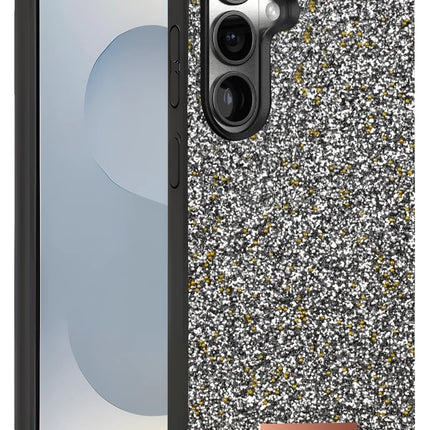 Samsung Galaxy S25 Bright Simli Kapak Kılıf - Gold