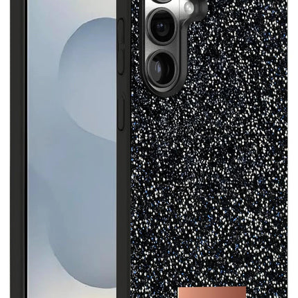 Samsung Galaxy S25 Bright Simli Kapak Kılıf - Siyah