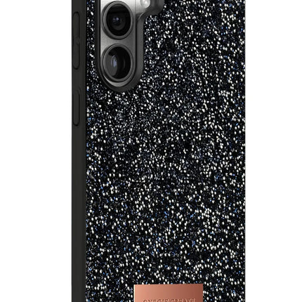 Samsung Galaxy S25 Bright Simli Kapak Kılıf - Siyah 3