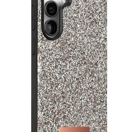 Samsung Galaxy S25 Bright Simli Kapak Kılıf - Gümüş 3