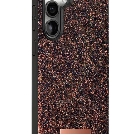 Samsung Galaxy S25 Bright Simli Kapak Kılıf - Derin Mor 3