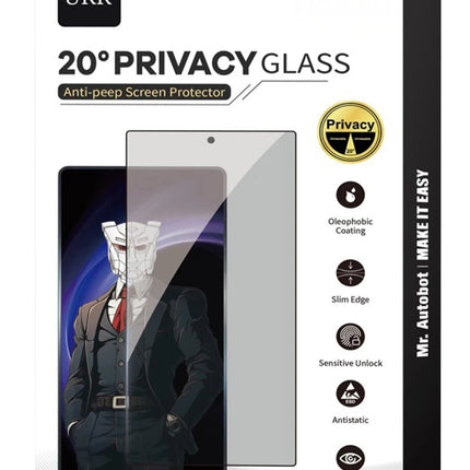 Samsung Galaxy S25 Edge 2.5D HD 20º Privacy Cam Ekran Koruyucu