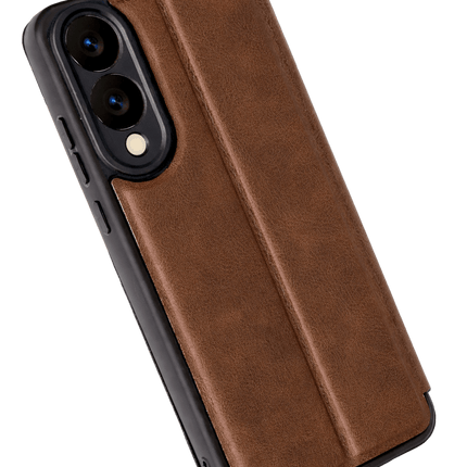 Samsung Galaxy S25 Edge Flip Cover Kılıf - Taba 2