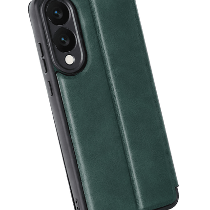 Samsung Galaxy S25 Edge Flip Cover Kılıf - Koyu Yeşil 2