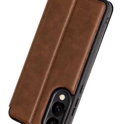 Samsung Galaxy S25 Edge Flip Cover Kılıf - Taba 3