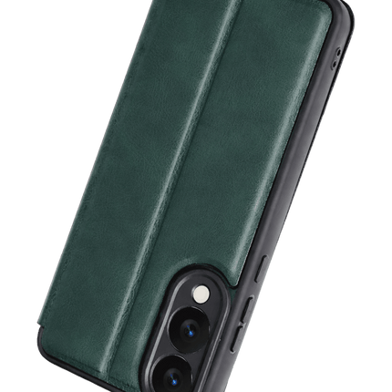Samsung Galaxy S25 Edge Flip Cover Kılıf - Koyu Yeşil 3