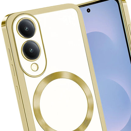 Samsung Galaxy S25 Edge Kross Magneticsafe Kapak Kılıf - Gold 3