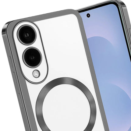Samsung Galaxy S25 Edge Kross Magneticsafe Kapak Kılıf - Titan Gri 3