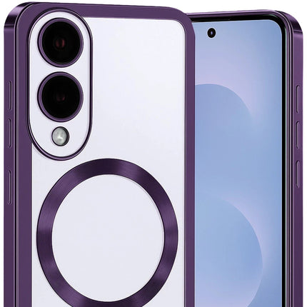 Samsung Galaxy S25 Edge Kross Magneticsafe Kapak Kılıf - Mor 2