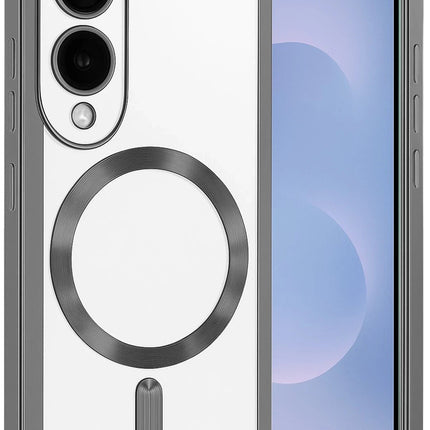 Samsung Galaxy S25 Edge Kross Magneticsafe Kapak Kılıf - Titan Gri