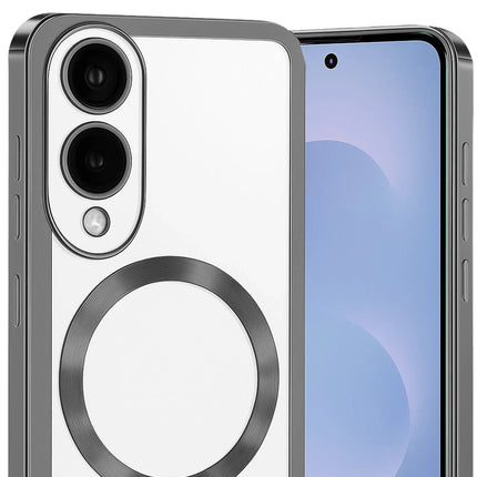 Samsung Galaxy S25 Edge Kross Magneticsafe Kapak Kılıf - Titan Gri 2