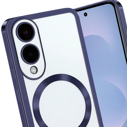 Samsung Galaxy S25 Edge Kross Magneticsafe Kapak Kılıf - Lacivert 3