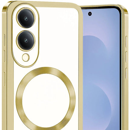 Samsung Galaxy S25 Edge Kross Magneticsafe Kapak Kılıf - Gold 2