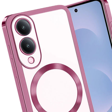 Samsung Galaxy S25 Edge Kross Magneticsafe Kapak Kılıf - Rose 3