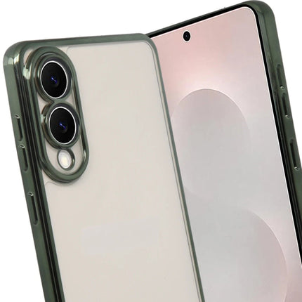 Samsung Galaxy S25 Edge Razer Lensli Silikon Kılıf - Yeşil 3