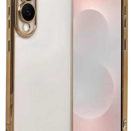 Samsung Galaxy S25 Edge Razer Lensli Silikon Kılıf - Gold